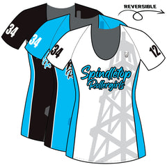 Spindletop Rollergirls: Reversible Feminine Sleeved