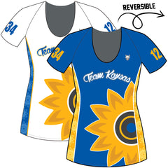 Team Kansas: Reversible Feminine Sleeved