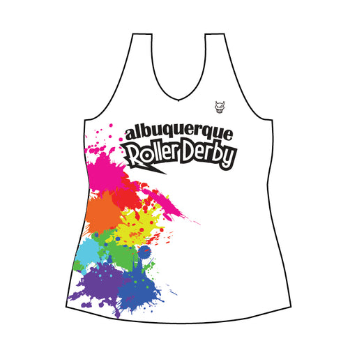 Albuquerque Roller Derby Reversible Feminine Racer Fitted
